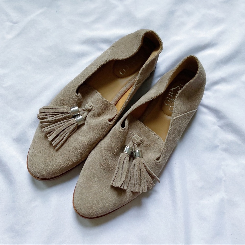 Franco Sarto Suede Loafers